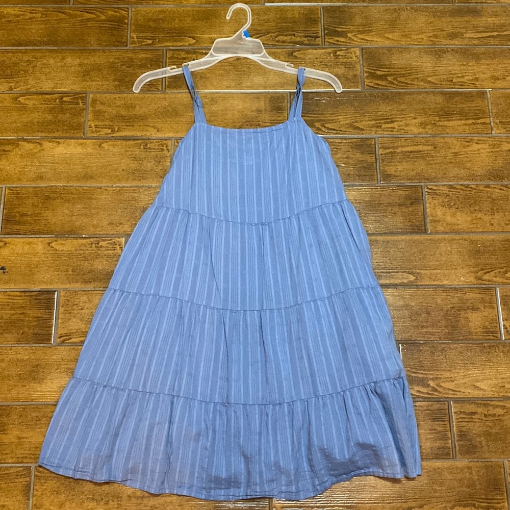 Blue linen Old Navy Dress